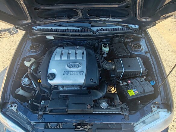 2005 Kia Spectra I Рестайлинг 2, синий, 135000 рублей - вид 6