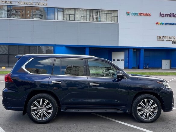 2016 Lexus LX 570 III Рестайлинг 2, синий - вид 3