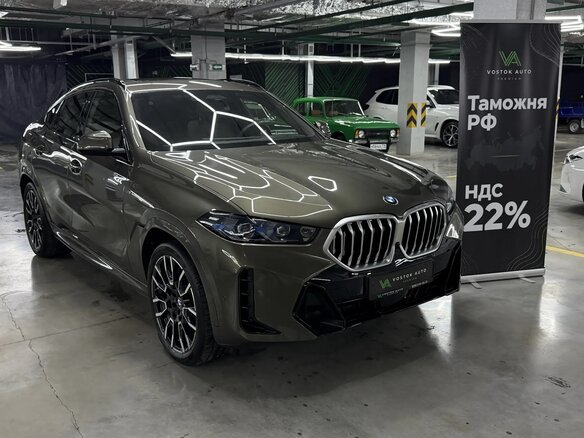 2025 BMW X6 40i III (G06) Рестайлинг, серый, 15850000 рублей