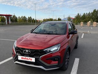 2023 Lada (ВАЗ) Vesta SW Cross I Рестайлинг (NG), красный, 1540000 рублей, вид 3