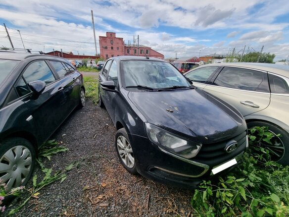 2023 Lada (ВАЗ) Granta I Рестайлинг, чёрный, 693000 рублей - вид 1