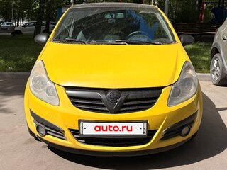 2008 Opel Corsa D, жёлтый, 380000 рублей, вид 1