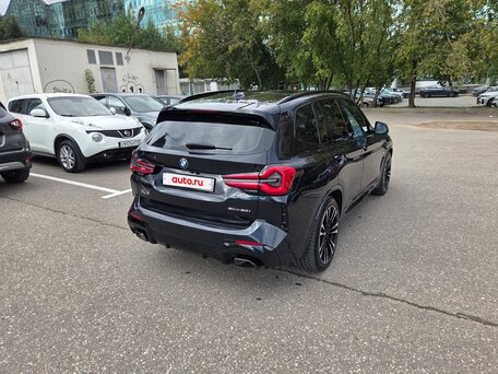 2021 BMW X3 30i xDrive III (G01) Рестайлинг, чёрный, 4990000 рублей, вид 4