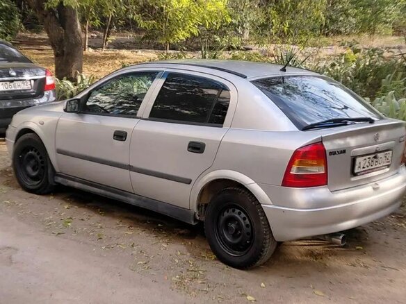 2002 Opel Astra G, серый, 190000 рублей - вид 5