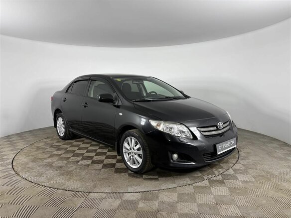 2008 Toyota Corolla X (E140, E150), чёрный, 790000 рублей - вид 2