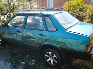 1996 Lada (ВАЗ) 21099, зелёный, 65000 рублей, вид 4