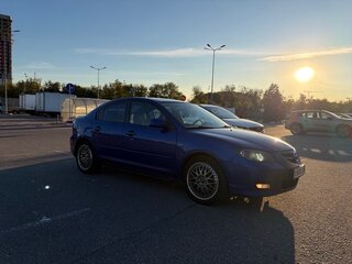 2008 Mazda 3 4-speed I (BK) Рестайлинг, синий, 590000 рублей, вид 3