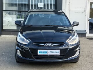 2013 Hyundai Solaris I, чёрный, 750000 рублей, вид 2