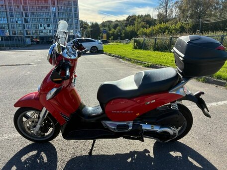 2007 Aprilia Scarabeo 400, красный, 265000 рублей, вид 3