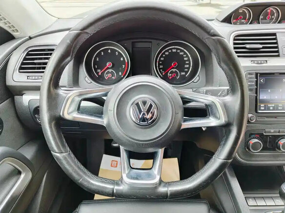 2015 Volkswagen Scirocco III Рестайлинг, белый, 1360000 рублей - вид 12