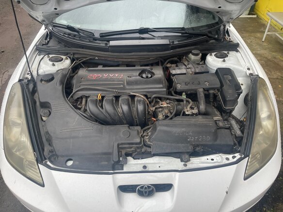 2004 Toyota Celica VII (T230) Рестайлинг, голубой, 650000 рублей - вид 12