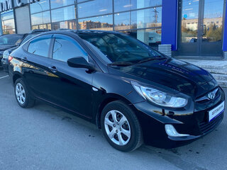 2012 Hyundai Solaris I, чёрный, 745000 рублей, вид 1