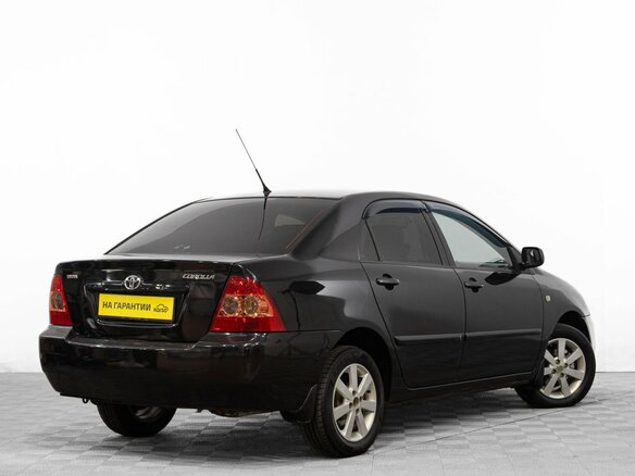 2006 Toyota Corolla IX (E120, E130) Рестайлинг, чёрный, 759000 рублей - вид 3