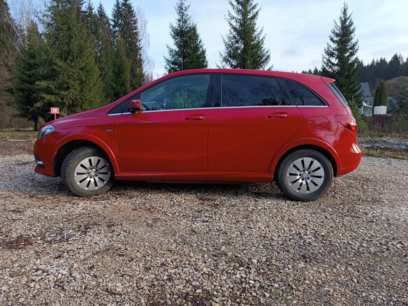 2017 Mercedes-Benz B-Класс 250 e II (W246) Рестайлинг, красный, 1700000 рублей - вид 8