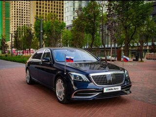 2015 Mercedes-Benz S-Класс 400 Long VI (W222, C217), синий, 4700000 рублей, вид 2