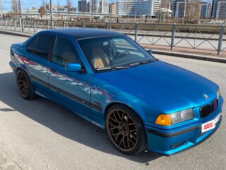 1995 BMW 3 серии 316i III (E36), чёрный, 565000 рублей, вид 3