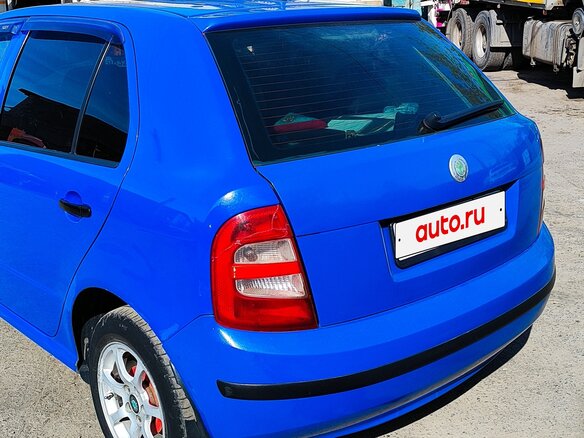 2001 Skoda Fabia I, синий, 300000 рублей - вид 5