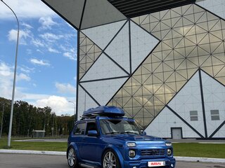2008 Lada (ВАЗ) 2121 (4x4) I Рестайлинг, синий, 1500000 рублей, вид 2