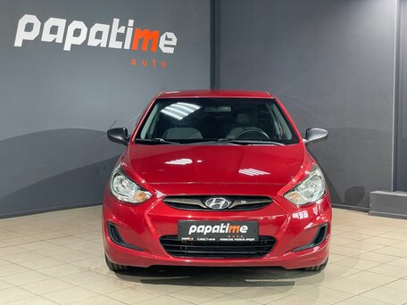 2013 Hyundai Solaris I, красный, 779000 рублей, вид 2