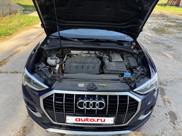 2021 Audi Q3 40 TFSI II (F3), синий, 3200000 рублей - вид 8