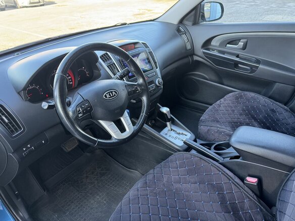 2012 Kia Ceed I Рестайлинг, синий, 870000 рублей - вид 11