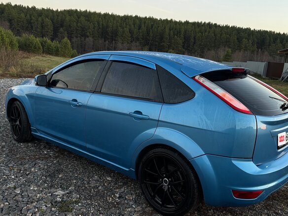 2008 Ford Focus II Рестайлинг, голубой, 490000 рублей - вид 4