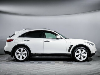 2013 Infiniti FX37 II (S51) Рестайлинг, белый, 2325000 рублей, вид 4