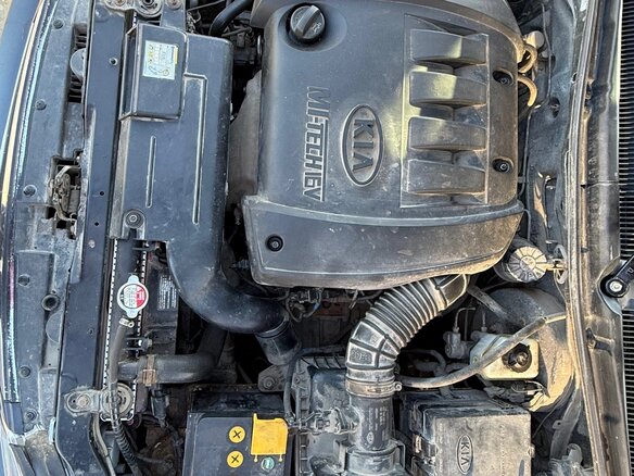 2008 Kia Spectra I Рестайлинг 2, чёрный, 200000 рублей - вид 6