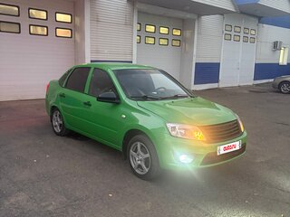 2013 Lada (ВАЗ) Granta I, зелёный, 450000 рублей, вид 3