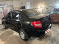 2014 Lada (ВАЗ) Granta I, чёрный, 215000 рублей - вид 4