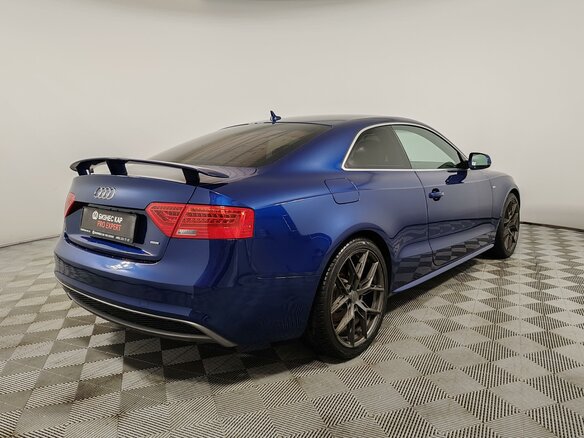2014 Audi A5 I (8T) Рестайлинг, синий - вид 4