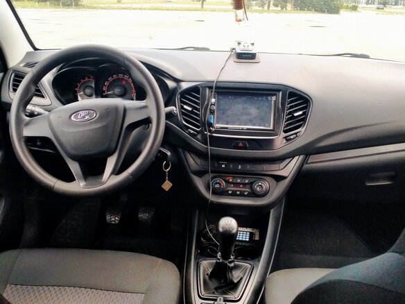 2019 Lada (ВАЗ) Vesta I, синий, 775000 рублей - вид 9