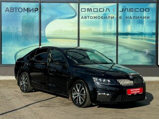 2013 Skoda Octavia III (A7), чёрный, 1070000 рублей, вид 3