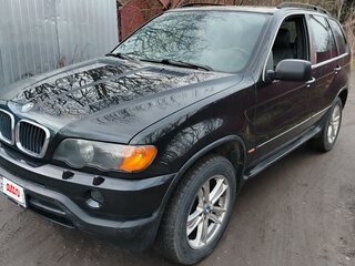 2002 BMW X5 3.0d I (E53), чёрный, 1100000 рублей, вид 1