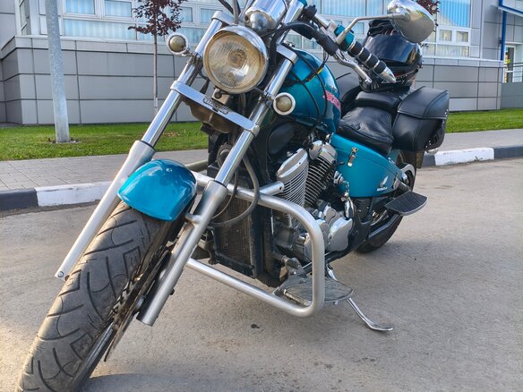 1994 Honda Steed 400, синий, 250000 рублей - вид 4