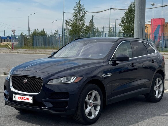 2018 Jaguar F-Pace I, синий, 3800000 рублей