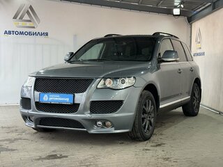 2008 Volkswagen Touareg I Рестайлинг, серый, 850000 рублей, вид 1