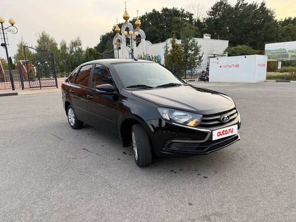 2022 Lada (ВАЗ) Granta I Рестайлинг, чёрный, 770000 рублей - вид 10