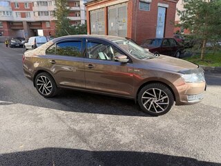 2018 Skoda Rapid I Рестайлинг, коричневый, 1100000 рублей, вид 4
