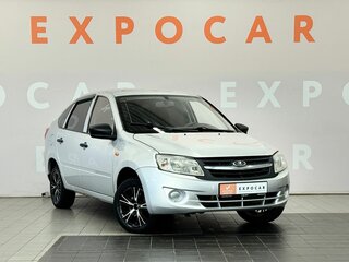 2015 Lada (ВАЗ) Granta I, серебристый, 299000 рублей, вид 3