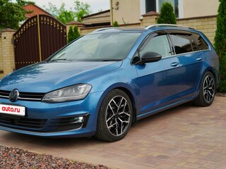 2015 Volkswagen Golf VII, синий, 1290000 рублей, вид 1