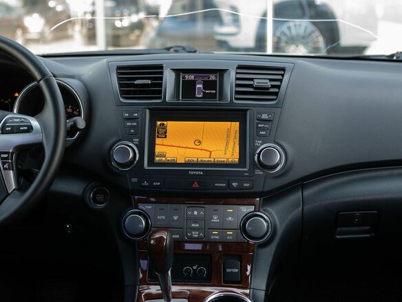 2011 Toyota Highlander II (XU40) Рестайлинг, серый - вид 13