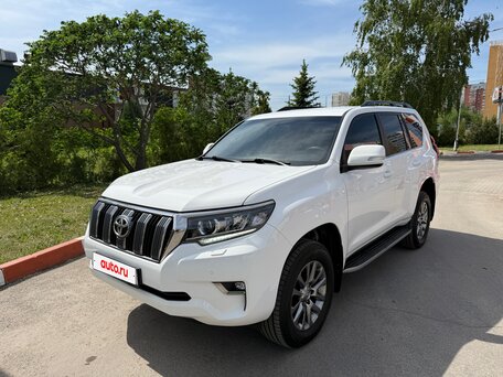 2017 Toyota Land Cruiser Prado 150 Series Рестайлинг 2, белый, вид 2