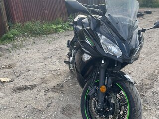 2019 Kawasaki ER-6F (Ninja 650R), чёрный, 600000 рублей, вид 3