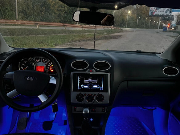 2010 Ford Focus II Рестайлинг, синий, 555000 рублей - вид 10
