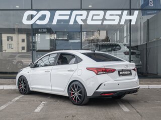 2020 Hyundai Solaris II Рестайлинг, белый, 1289000 рублей, вид 2