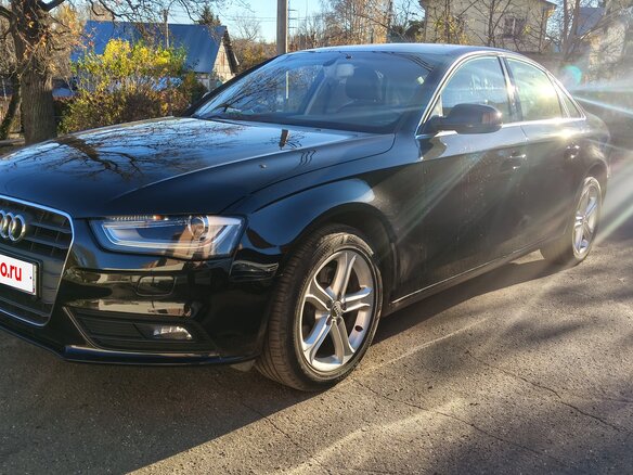 2015 Audi A4 IV (B8) Рестайлинг, чёрный, 1400000 рублей - вид 6