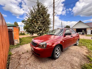 2009 Lada (ВАЗ) Priora I, красный, 85000 рублей, вид 1