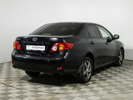 2008 Toyota Corolla X (E140, E150), чёрный, 559585 рублей, вид 5