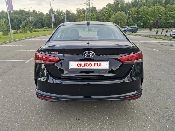 2020 Hyundai Solaris II Рестайлинг, чёрный, 1170000 рублей - вид 22